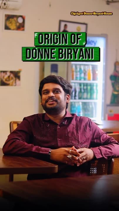 Chickpet Donne Biryani House reel