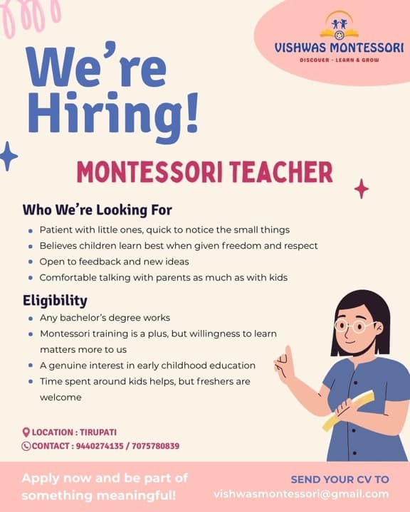 Vishwas Montessori poster